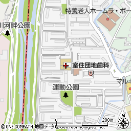 福岡県福岡市早良区室住団地47周辺の地図