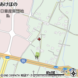 高知県南国市物部周辺の地図
