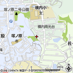 高知県高知市横内217-195周辺の地図