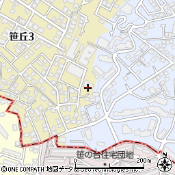 笹丘パークマンション周辺の地図