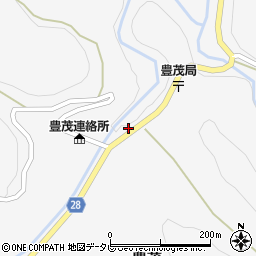 愛媛県大洲市豊茂422周辺の地図