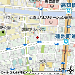 菜縁 高知店周辺の地図