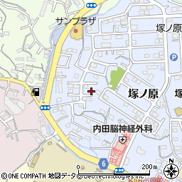 高知県高知市塚ノ原61周辺の地図