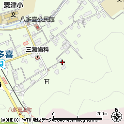金光教　粟津教会周辺の地図