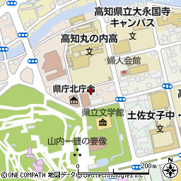 高知県職員能力開発センター周辺の地図