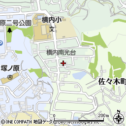 高知県高知市横内217-58周辺の地図