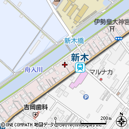 高知県高知市高須新木周辺の地図