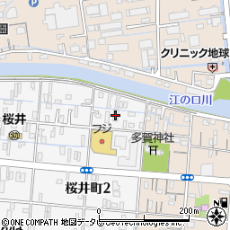 カーサ桜井町周辺の地図