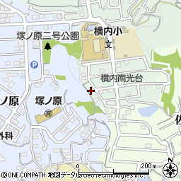 高知県高知市横内217-89周辺の地図