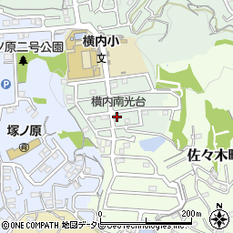 高知県高知市横内217-49周辺の地図