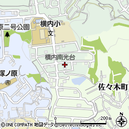 高知県高知市横内217-186周辺の地図