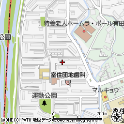 福岡県福岡市早良区室住団地13周辺の地図