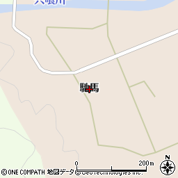 徳島県海陽町（海部郡）日比原（馳馬）周辺の地図