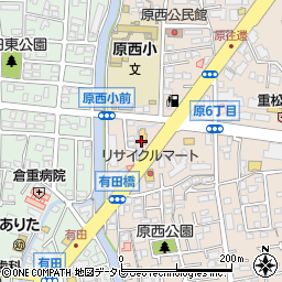 黒田屋 原店周辺の地図