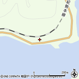和歌山県東牟婁郡那智勝浦町浦神18周辺の地図