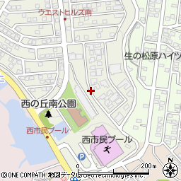 〒819-0046 福岡県福岡市西区西の丘の地図