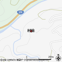 〒791-3352 愛媛県喜多郡内子町村前の地図
