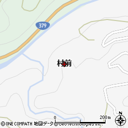 愛媛県内子町（喜多郡）村前周辺の地図