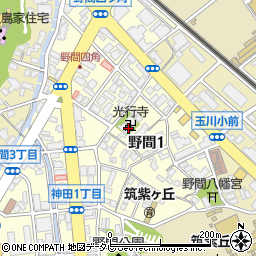 光行寺周辺の地図
