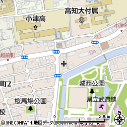高知県高知市小津町5周辺の地図