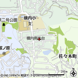 高知県高知市横内217-41周辺の地図