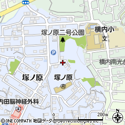 高知県高知市塚ノ原206-8周辺の地図