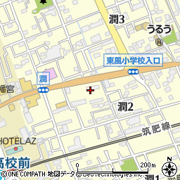 株式会社福岡九州クボタ　糸島営業所周辺の地図