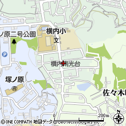 高知県高知市横内231-19周辺の地図