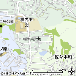 高知県高知市横内217-33周辺の地図