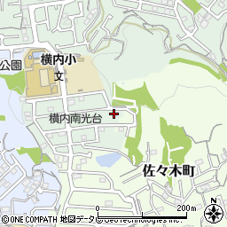 高知県高知市横内217-35周辺の地図