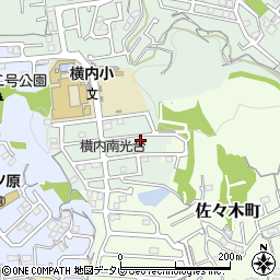 高知県高知市横内217-192周辺の地図