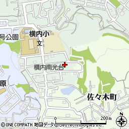 高知県高知市横内217-196周辺の地図