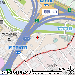 東亜道路工業　福岡営業所周辺の地図