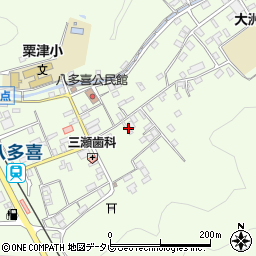 愛媛県大洲市八多喜町甲-1155-5周辺の地図