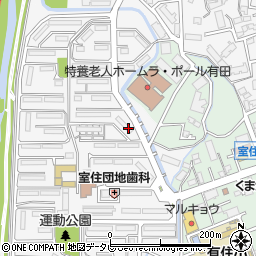 福岡県福岡市早良区室住団地15周辺の地図