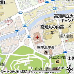 高知県警察本部周辺の地図