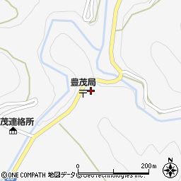 愛媛県大洲市豊茂丁周辺の地図