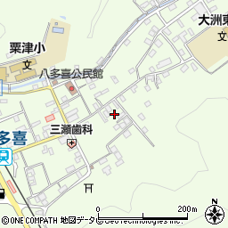 愛媛県大洲市八多喜町甲-1155-2周辺の地図
