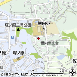 高知県高知市横内207-105周辺の地図