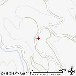 愛媛県大洲市豊茂1256-1周辺の地図