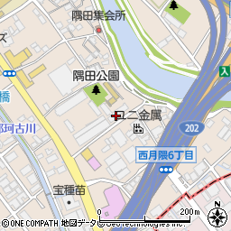 株式会社九州メディファ周辺の地図