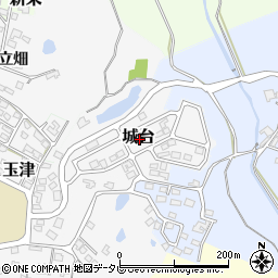 大分県豊後高田市城台周辺の地図