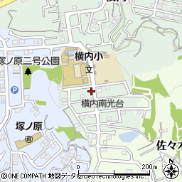 高知県高知市横内217-159周辺の地図