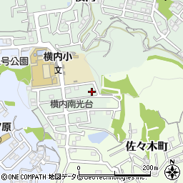 高知県高知市横内231周辺の地図