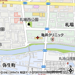 ホンダカーズ中央高知　札場店周辺の地図