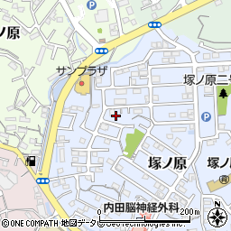 高知県高知市塚ノ原周辺の地図