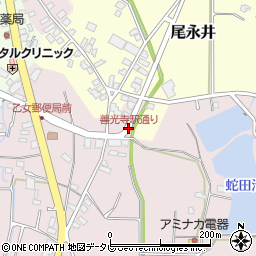 善光寺駅通り周辺の地図