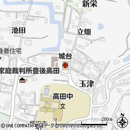 城台周辺の地図