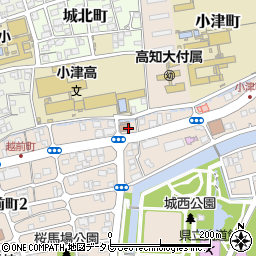 高知県高知市小津町6周辺の地図