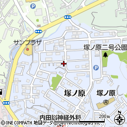 高知県高知市塚ノ原407周辺の地図